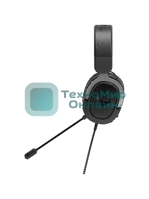 Гарнитура ASUS TUF Gaming H1 Wireless чёрный, беспроводная + проводная, USB/USB-C, до 15 ч, виртуальный 7.1, шумоподавление микрофона