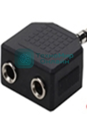 Разетвитель miniJack 1 папа - 2 мама