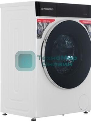 Стиральная машина Maunfeld MFWD1295WH05 белый, загрузка фронтальная 9 кг, 1200 об/мин., класс: В