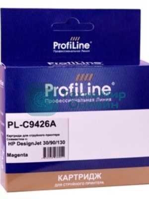 Картридж струйный ProfiLine PL-C9426A (№85) для принтеров HP DesignJet 30/90/130 с чернилами Magenta