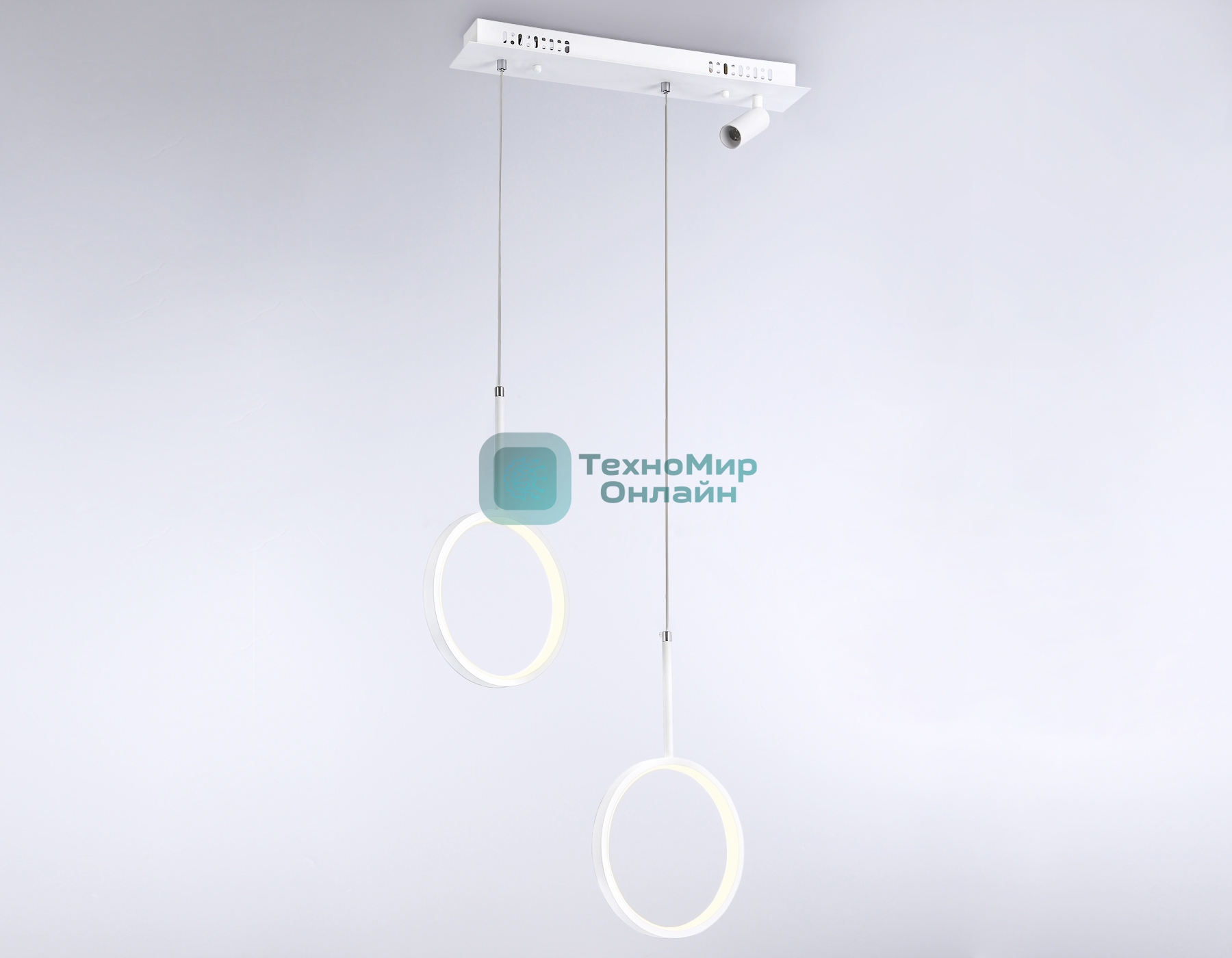 Светильник Ambrella light FL5272/2+1 WH белый 38W 3000K/4200K/6400K+4200K 500*90*1200 (ПДУ ИК)