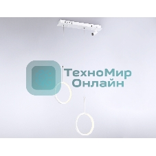Светильник Ambrella light FL5272/2+1 WH белый 38W 3000K/4200K/6400K+4200K 500*90*1200 (ПДУ ИК)