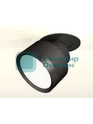 Светильник Ambrella Light XM8102500 SBK/PBK черный песок/черный полированный GX53 (A2242, A2106, C8102, N8113)