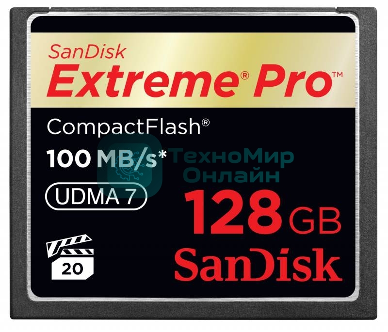 Флеш карта CF 128Gb Sandisk SDCFXPS-128G-X46 Extreme Pro