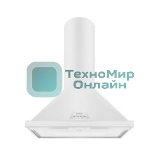 Вытяжка каминная Gefest ВО 1502 белый, 50 см, 600 куб. м/ч, 81 дБ