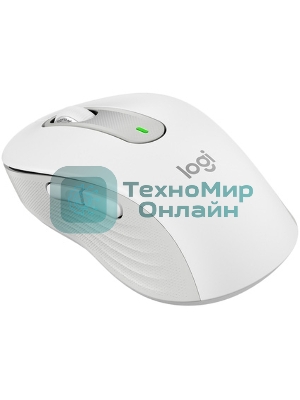 Мышь беспроводная Logitech Signature M650 белый, 4000 dpi, радиоканал, Bluetooth, USB, кнопки - 5