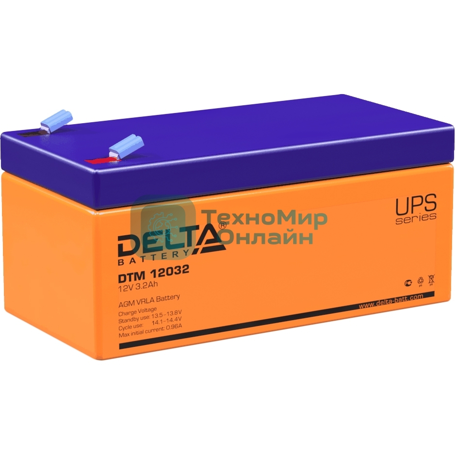 Батарея для ИБП Delta DTM 12032 (12V, 3.2Ah)