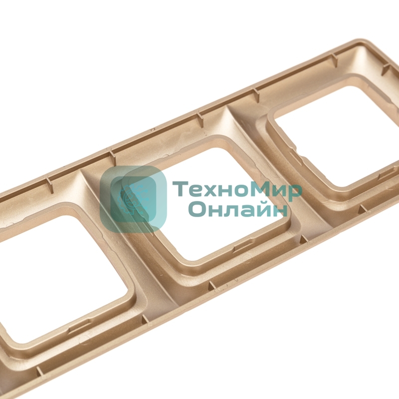 Рамка Kranz 4-я DEA горизонтальная Золотой металлик (1/10/90)