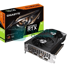Видеокарта Gigabyte GV-N3060WF2OC-12GD (V2.0) PCIE16 12288Mb 192 GDDR6 1792/15000 HDMIx2 DPx2 HDCP Ret