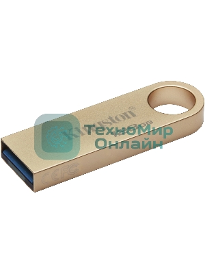 Флешка USB Kingston DataTraveler SE9 G3 (DTSE9G3/128 Gb), 128Gb, USB 3.2 Gen 1, R/W 220/100, золотистый