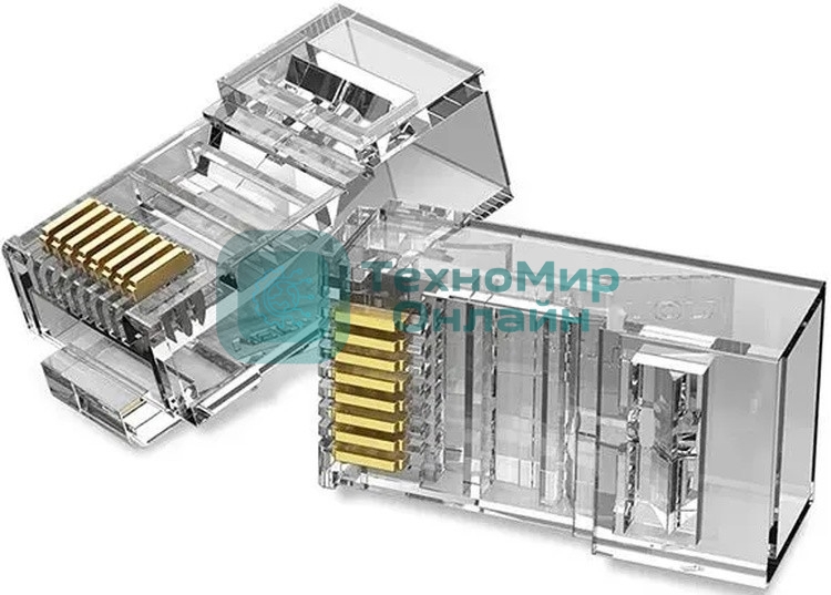 Коннектор Vention RJ45 (8p8c), cat. 5e, под витую пару (100 шт.)