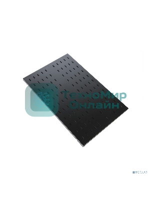 Полка перфорированная грузоподъемностью 100 кг., глубина 450 мм черный