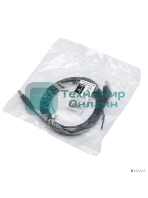 Кабель USB2.0 Cablexpert CC-USB2-AMAM-3M, AM/AM, экран, 28/26AWG, медь, Pro, 3м, черный, пакет