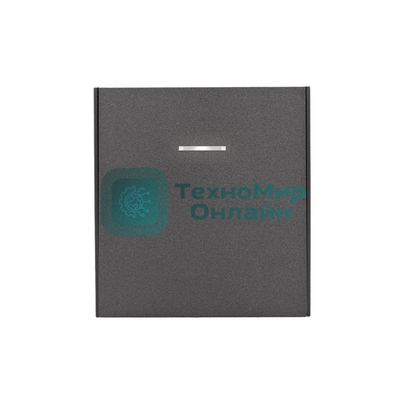 Выключатель Kranz STRONG 1 кл перекрестный (переключатель) с подсветкой 10А с/у графит