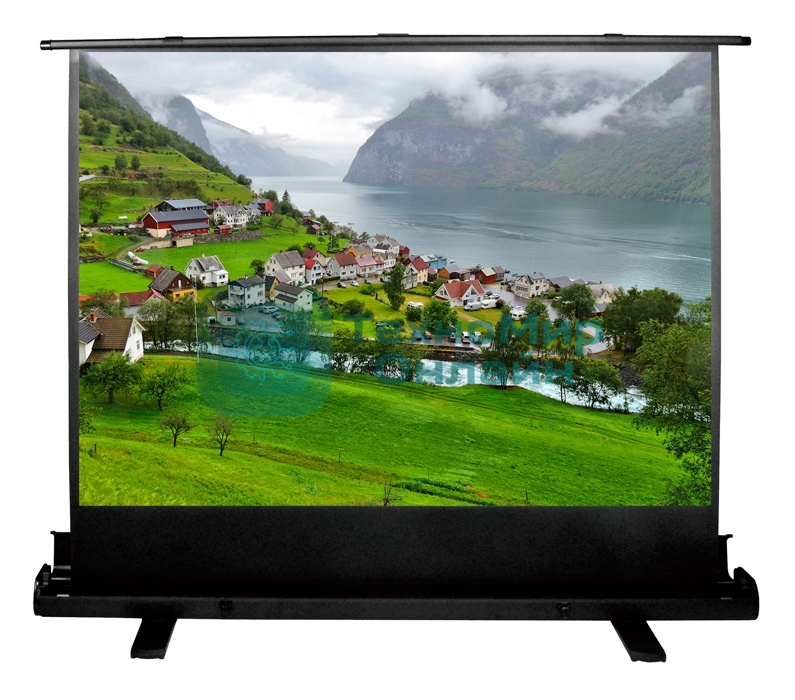 Экран Cactus 102x180 см FloorExpert CS-PSFLE-180X102 16:9 напольный рулонный