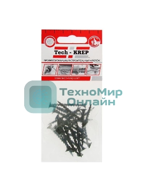 Саморез 3.8х41 гипсокартон-дерево (уп.25 шт) пакет Tech-Krep 102372