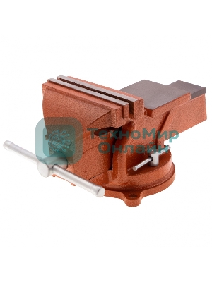 Тиски Sparta слесарные 150мм поворотные с наковальней