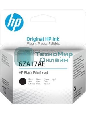 Печатающая головка HP 6ZA17AE черный для HP SmartTank 500/600 SmartTankPlus 550/570/650