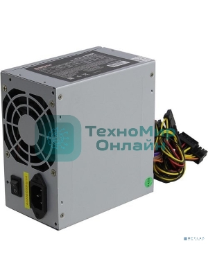 Блок питания ExeGate AB550 (EX282066RUS), 550Вт, 80мм, серебряный