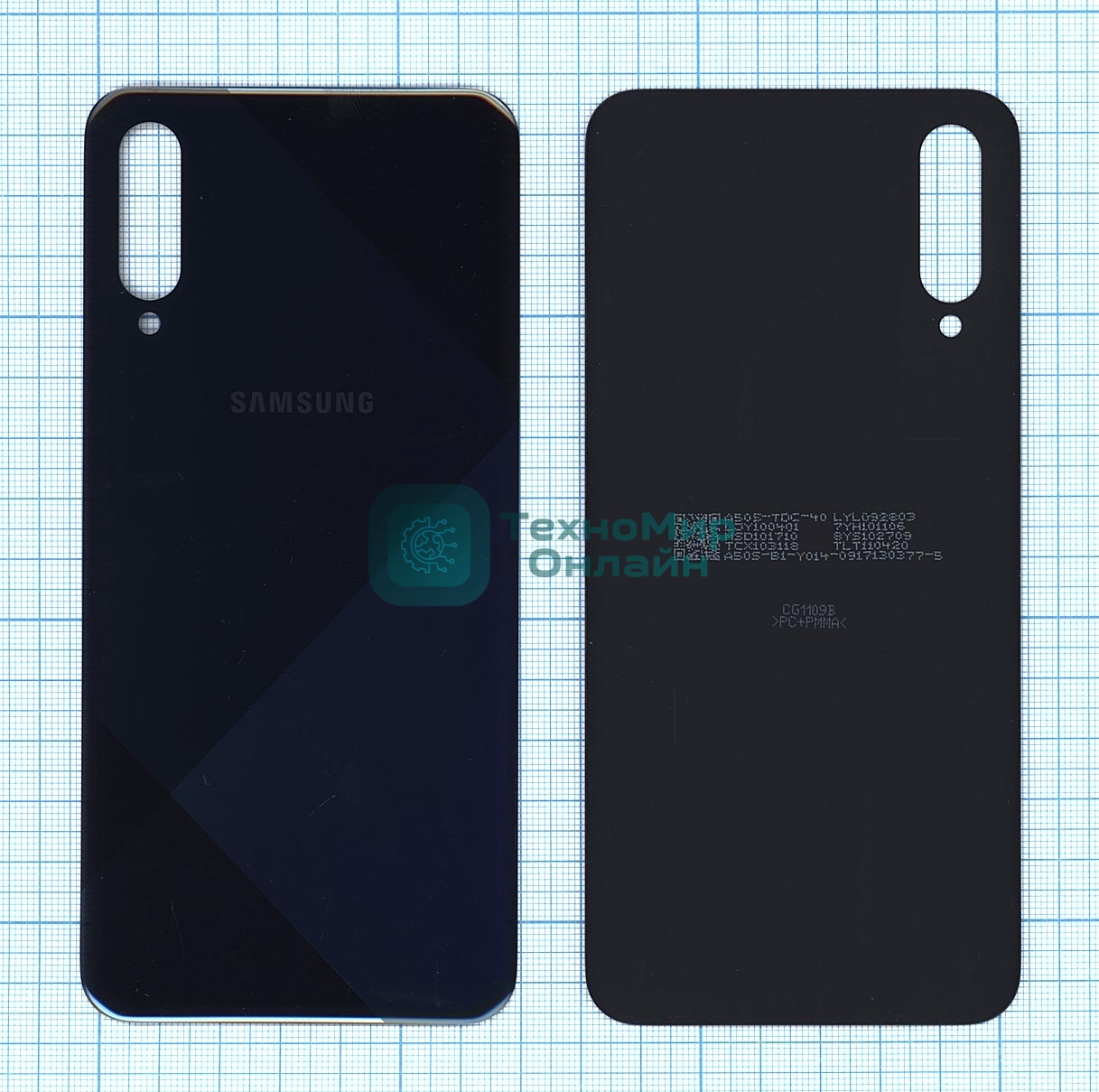 Задняя крышка для Samsung A507F Galaxy A50s (2019) черный