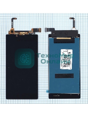 Дисплей для Micromax Q491 Canvas Amaze 4G черный