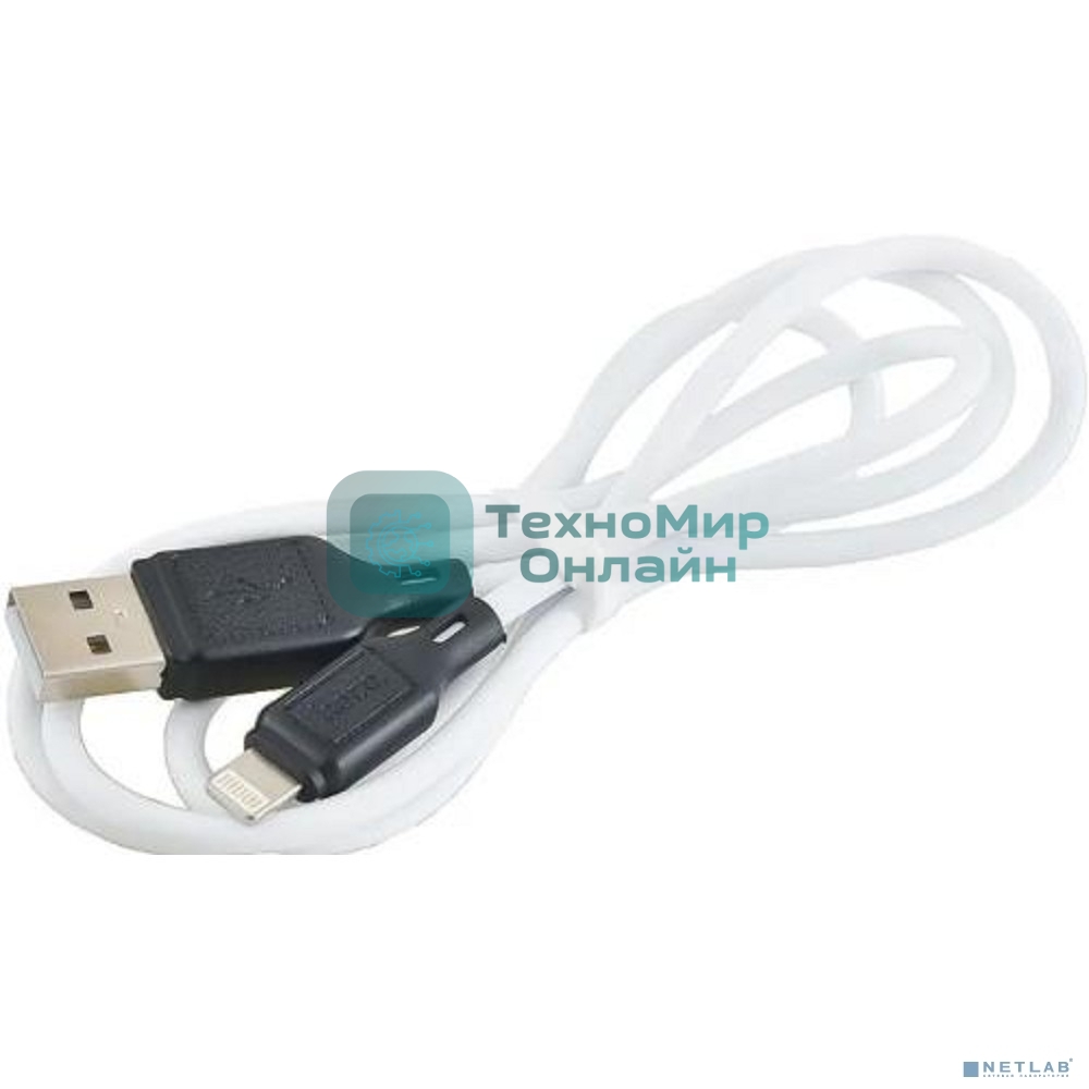 Кабель USB HOCO X90 Lightning/ 1m/ 2,4A/ Силикон/ White