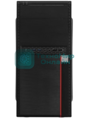 Компьютерный корпус Minitower ExeGate MA-371X Black, mATX (UN400, 120мм) 2хUSB+2хUSB 3.0, Audio