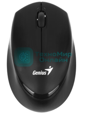Мышь беспроводная Genius NX-7009 черный, 1200 dpi, радиоканал, USB, кнопки - 3