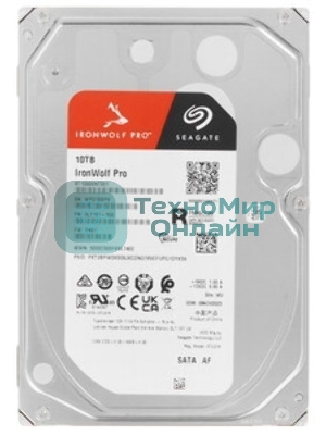 Жесткий диск Seagate SATA-III 10Tb ST10000NT001 NAS Ironwolf Pro 512E (7200rpm) 256Mb 3.5