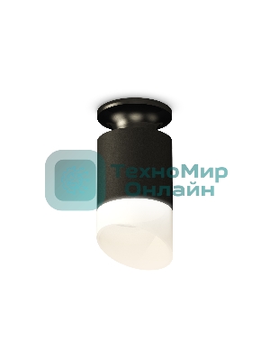 Светильник Ambrella Light XS6302112 SBK/PBK/FR черный песок/черный полированный/белый матовый MR16 GU5.3 (N6902, C6302, N6256)