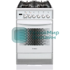 Плита комбинированная Gefest ПГЭ 5502-03 0042 белый, конфорок 4 газовых, духовка 55 л, 50 см x 85 см x 58.5 см