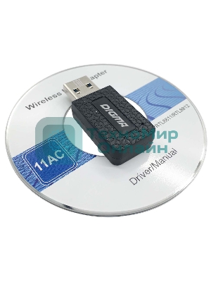Сетевой адаптер WiFi Digma DWA-AC1300C AC1300 USB 3.0 (ант.внутр.) 1ант. (упак.:1шт)