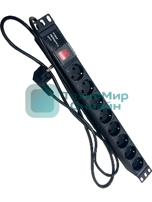 Блок распределения питания NTSS NTSS-PDU-DA2034 гор.размещ. 8x базовые 16A Schuko 2м