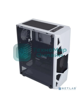 Компьютерный корпус AeroCool/Formula CL-3303W RGb белый без БП ATX 6x120мм 2xUSB 2.0 1xUSB 3.0 audio bott PSU