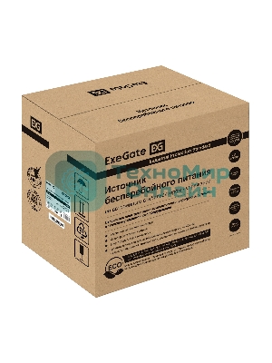 Источник бесперебойного питания (инвертор, синус, для котла) ExeGate SineTower SZ-3000.LCD.AVR.3SH.1C13.RJ.USB 3000VA/2400W, чистая синусоида, LCD дисплей, AVR, 3хSchuko+1хC13, RJ45/11, USB, линейно-интерактивный, внешняя батарея 48В до 250А·ч ( поставляется отдельно), черный