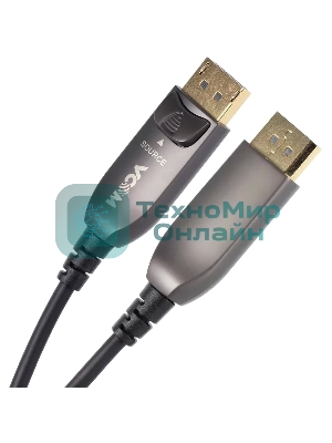 Активный оптический кабель VCOM D3751-10M DP1.4 32Gbs/8K@60Hz 10м D3751-10M