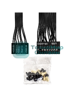 Компьютерный корпус Miditower ExeGate AA-443-AA400 (ATX, AA400 8 см, 2хUSB+HD Audio, черный)