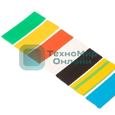 Набор термоусаживаемых трубок Rexant №19 ТУТ нг 15/7,5 мм, 7 цветов (упак. 21 шт. по 10 см)