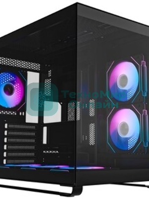 Компьютерный корпус Ocypus Iota C70 BK ARGB ATX/win/black/6 ARGB fans/no PSU/Tempered Glass