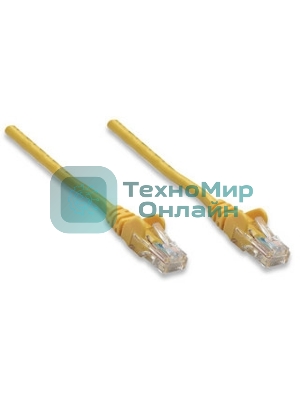 Патч-корд UTP cat.5e, 1м ExeGate желтый