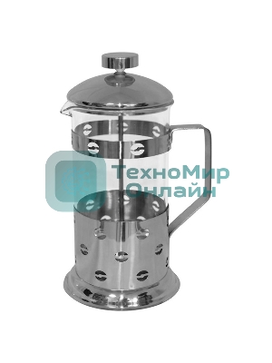 Френч-пресс MALLONY B535-1000ML, 1 л, сталь/стекло (в уп. 12 шт)