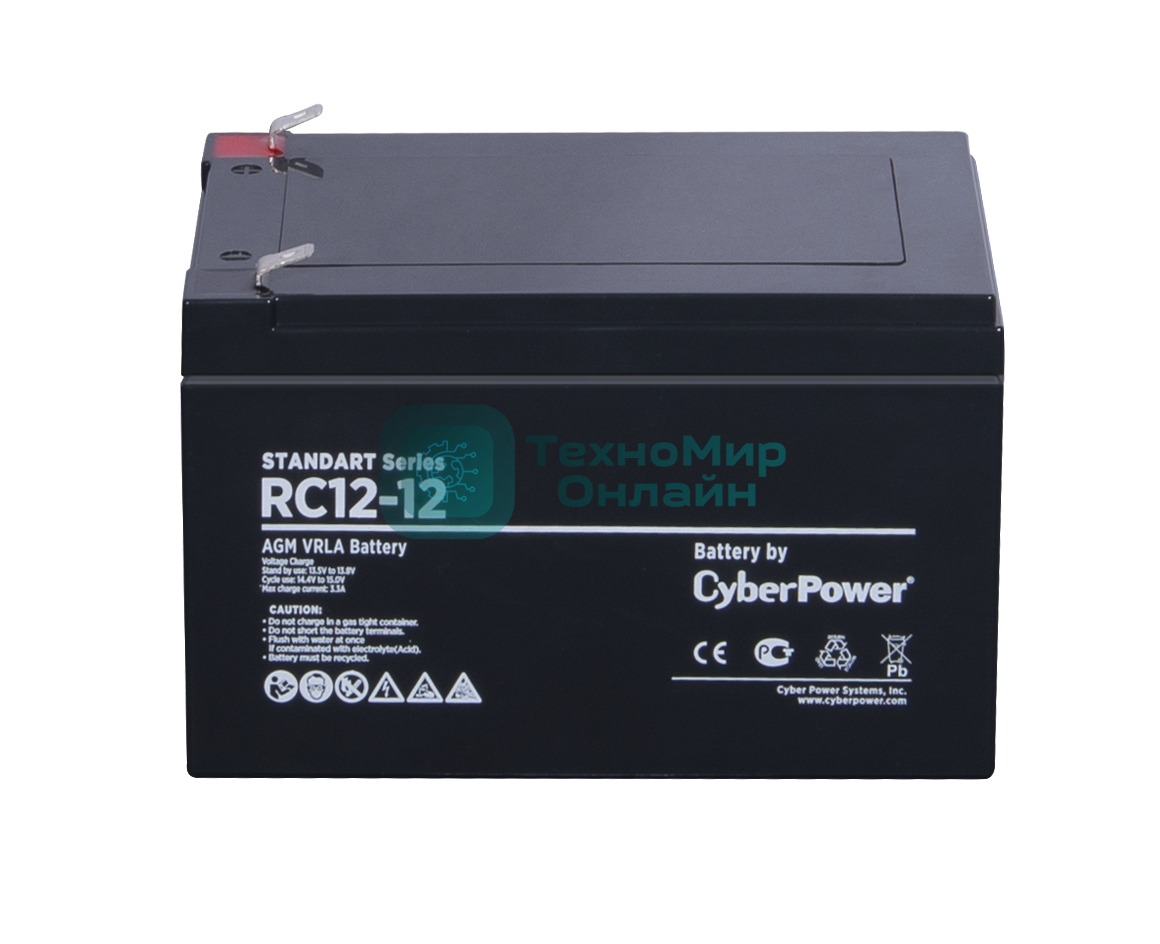 Батарея для ИБП SS CyberPower Standart series RC 12-12 / 12V 12 Ah