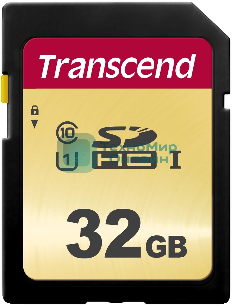 Флеш карта SD 32GB Transcend SDНC UHS-I U1, MLC