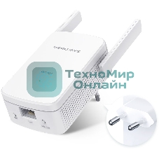 Комплект гигабитных Wi-Fi адаптеров Mercusys Powerline AV1000 Powerline kit with 300Mbps Wi-Fi, plug and play, up to 300 meters over an existing electrical circuit, the kit includes a MP510 and a MP500.