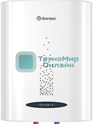 Водонагреватель Thermex Double 30 2.5кВт 30л электрический настенный, белый