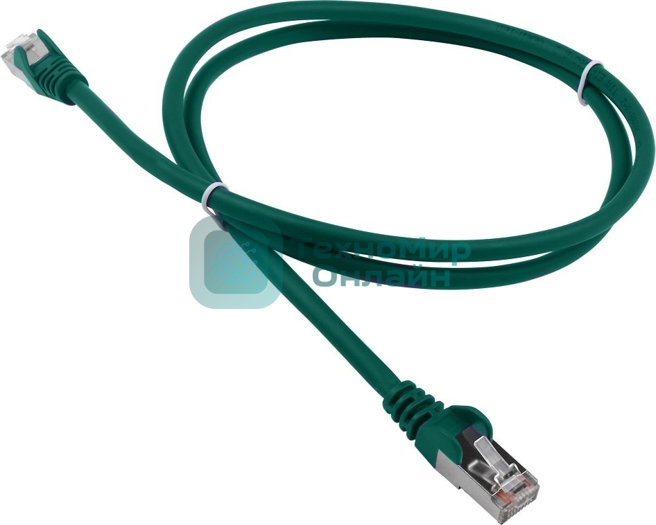 Патч-корд LANMASTER LAN-PC45/S5E-5.0-GN FTP вилка RJ-45-вилка RJ-45 cat.5е 5м зеленый LSZH (уп.:1шт)