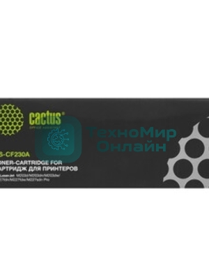 Картридж лазерный Cactus CS-CF230A черный (1600 стр.) для HP LJ 203/227