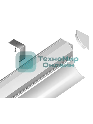 Алюминиевый профиль Ambrella light GP2100WH белый 2000*15.7*15.7