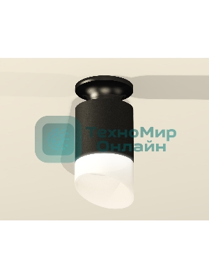 Светильник Ambrella Light XS6302112 SBK/PBK/FR черный песок/черный полированный/белый матовый MR16 GU5.3 (N6902, C6302, N6256)