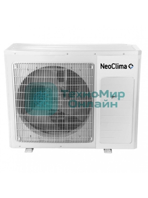 Кондиционер сплит-система Neoclima NS/NU-HAX12R 12000 BTU, 35 м², 33/42 дБ, охлаждение, обогрев, осушение, белый